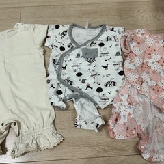 【8/25まで】子供服　ロンパース　60〜80 まとめ売り の画像