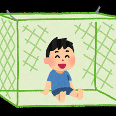 昔ながらの吊り下げ蚊帳（かや）の画像