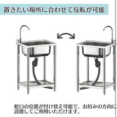 ステンレス製シンクの画像