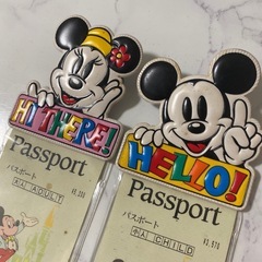 昭和レトロ！ディズニーパスポートケース2個セット‼️の画像