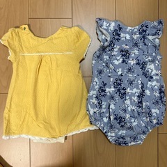 70サイズ女の子夏服4点セットの画像