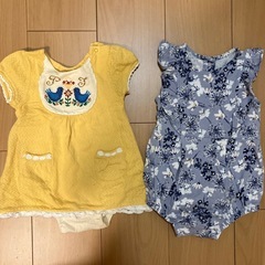 70サイズ女の子夏服4点セットの画像