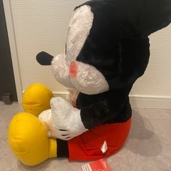 【新品　タグ付き】ミッキーマウス FukuFuku ふわふわ超超BIGぬいぐるみの画像