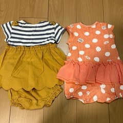 70サイズ女の子夏服4点セットの画像