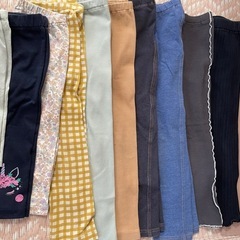 キッズレギンスセット 12点【110cm】の画像