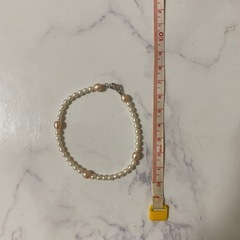 パール風ブレスレット　チャーミーキティの首輪の画像