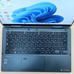 【軽量】タッチパネル 2in1コンバーチブル ノートパソコン 2021年製 東芝 dynabook V83/HS 11世代 i5 SSD 256GB メモリ 8GB Iris Xe Windows11 Office付き 41の画像
