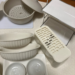 食器セット ホワイト系 の画像