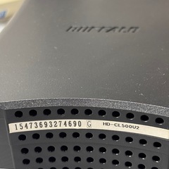 BUFFALO 外付けハードディスクHDDの画像