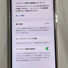 iphone 13 promax バッテリー100%の画像