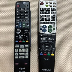 SHARP テレビ　40インチ　SHARP ブルーレイディスクレコーダーの画像