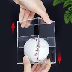 新品未使用！サインボール ケース 野球ボールケース クリアの画像