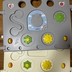 【2セット】カトージ ベビーサークル2ドア　コロコロランドの画像