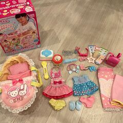 メルちゃんおせわいっぱい１０てんセット➕いろいろの画像