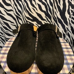 【新品】サボサンダル レディース Mサイズ ブラックの画像