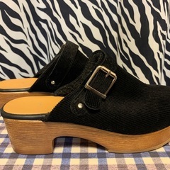 【新品】サボサンダル レディース Mサイズ ブラックの画像
