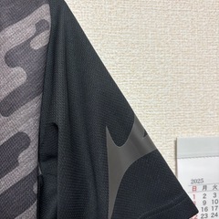 ミズノ　迷彩　半袖　スポーツシャツの画像