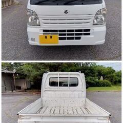 6.8万k 金太郎ダンプ 4WD　キャリイトラック Ｈ27 スズキ 5MT DA16T 長野 軽トラ R06A 検R9.6 修復なし デフロック エアコン パワステ 特装の画像
