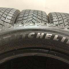 MICHELIN X-ICE SNOW 215/55R17 17インチ スタッドレス 4本 20年製 バリ溝 エスティマ ジューク ヴェゼル オデッセイ等　(KTD479)クレジットカード QRコード決済可能の画像