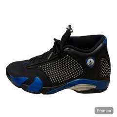 Supreme×NIKE AIR JORDAN14 黒 27.5cm 箱 紐 の画像