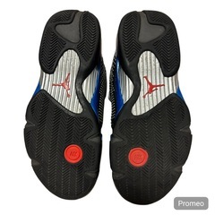 Supreme×NIKE AIR JORDAN14 黒 27.5cm 箱 紐 の画像