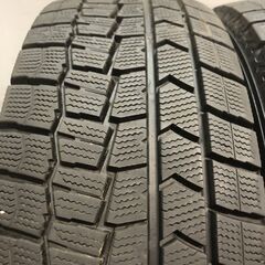 DUNLOP WINTER MAXX WM02 215/60R17 17インチ スタッドレス 4本 22年製 バリ溝 アルファード C-HR エスティマ オデッセイ等　(KTD485)クレジットカード QRコード決済可能の画像