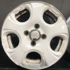 MID MOSH CAT 299 マルカサービス モッシュキャット 14インチ 4本 4.5J4HPCD100+45 ホワイト ムーヴキャンパス ミラトコット等　(MHE199)クレジットカード QRコード決済可能の画像