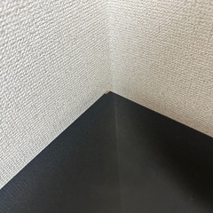 広々PCデスク ブラックの画像