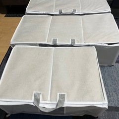 ニトリ　衣類収納バッグ ガバット(L)2個、（M）1個　3個セットの画像