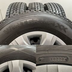 【DL SV01 195/80R15 107/105L LT】スタッドレス【トヨタ 200系ハイエース 純正ホイール 15インチ 6J6HPCD139.7+35】20年製 バリ溝(MTH872)クレジットカード QRコード決済可能の画像
