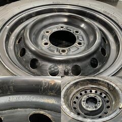【DL SV01 195/80R15 107/105L LT】スタッドレス【トヨタ 200系ハイエース 純正ホイール 15インチ 6J6HPCD139.7+35】20年製 バリ溝(MTH872)クレジットカード QRコード決済可能の画像