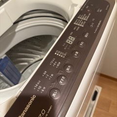 2019年製　Panasonic洗濯機の画像
