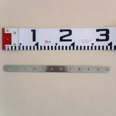 DIY金具、家具の地震対策に、30cmが8本の画像
