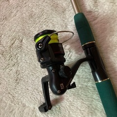 リール付き釣竿の画像