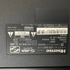 EJ628番 Hisense ハイビジョンLED液晶テレビ   32BK1の画像