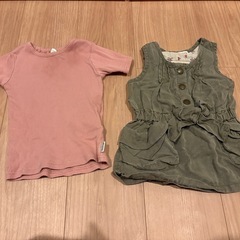 80-100size女の子 5着＋ワンピースセットアップの画像