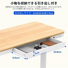 FlexiSpot 電動昇降デスクの画像