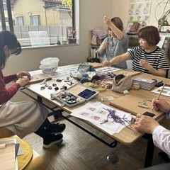 精麻とマクラメワークショップの画像