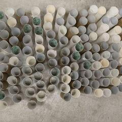 【工作用の芯229本】トイレットペーパー芯153本&その他の芯76の画像