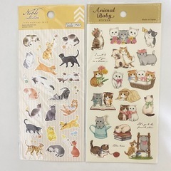 猫　シール　ステッカーセットの画像