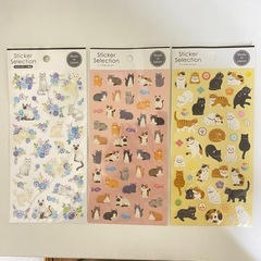 猫　シール　ステッカーセットの画像