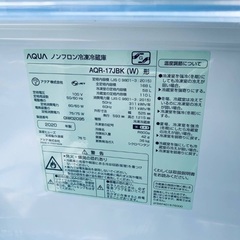 EJ5315番 AQUA ノンフロン冷凍冷蔵庫 AQR-17JBKの画像