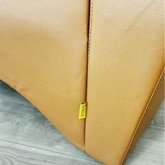 2023購入　３人掛け本革ソファーの画像