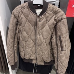 【美品】 GU キルティングブルゾンby rokh Sサイズの画像