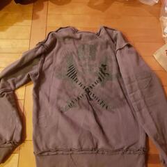 ★新品未使用★ダメージ加工　トレーナー　Lの画像