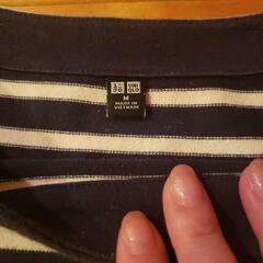 UNIQLO　ストライプワンピース　Mの画像