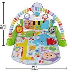 Fisher-Price あんよでキック！4WAYバイリンガル・ピアノジムの画像