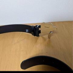 ワナ WANNA レザーベルト ブラック/黒 メンズ ANTI THE PROVIDENCE BUCKLE LEATHER BELT-BLACK-の画像