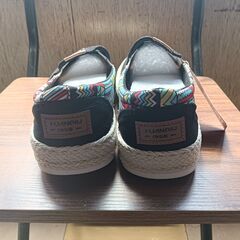 新品 26cm メンズ スリッポン ブラック シューズ 靴 男女兼用(H192-ZS)の画像