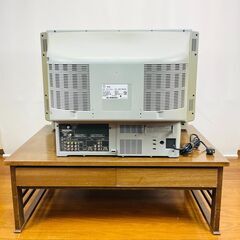 【レトロゲームOK】SHARP カラーテレビ HYPER DDFC 32C-PB500 2003年製 リモコン無し 側面ヤケありの画像